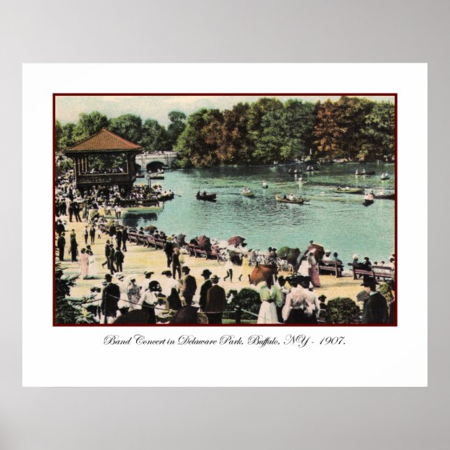 Poster du parc vintage Delaware (Devant)