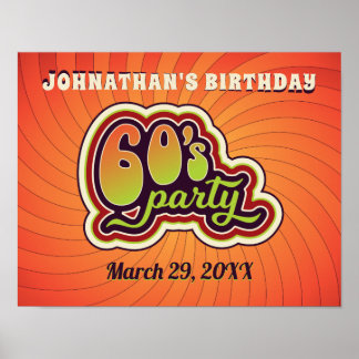 Poster du parti des années 60 super