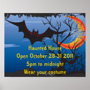 Poster du parti Halloween