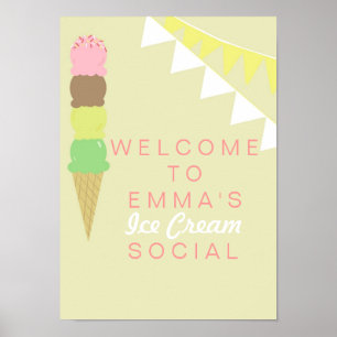 Poster du Parti Social Crème de glace