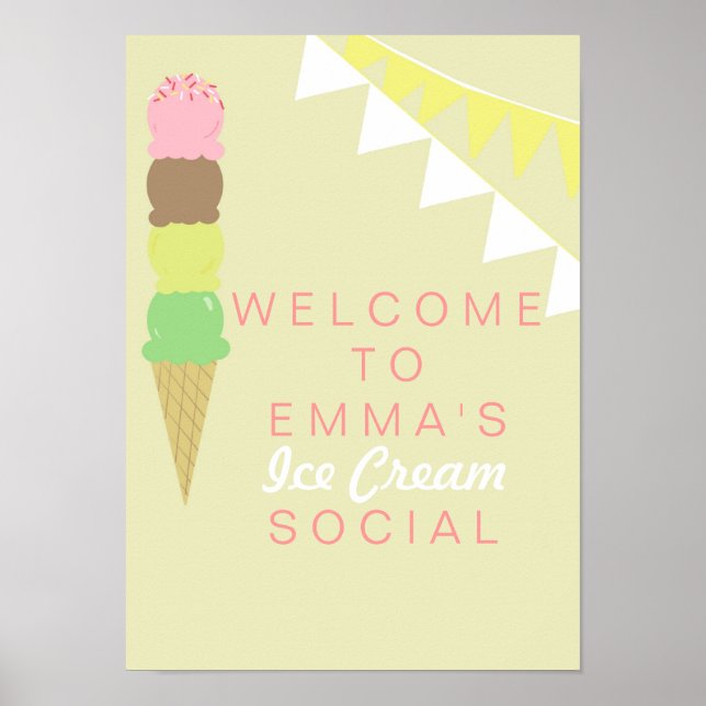 Poster du Parti Social Crème de glace (Devant)