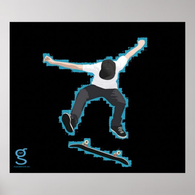 Poster du patineur (Devant)