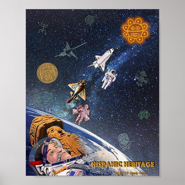 Poster du patrimoine hispanique (Devant)
