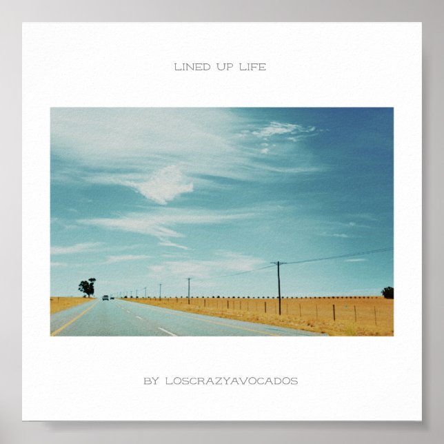 Poster du paysage de Linked Up Life Road (Devant)
