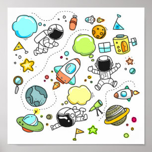 Poster du petit astronaute