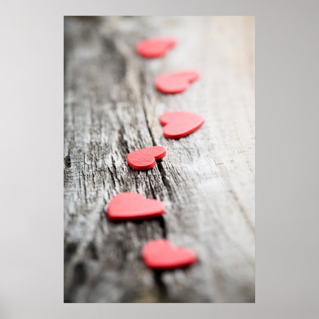 Poster du petit coeur/dessin de toile (Devant)