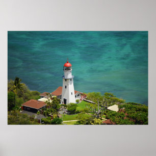 Poster du phare de Diamond Head