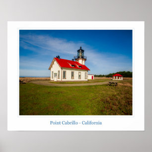 Poster du phare de Point Cabrillo