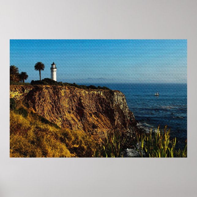 Poster du phare de Point Vicente (Devant)