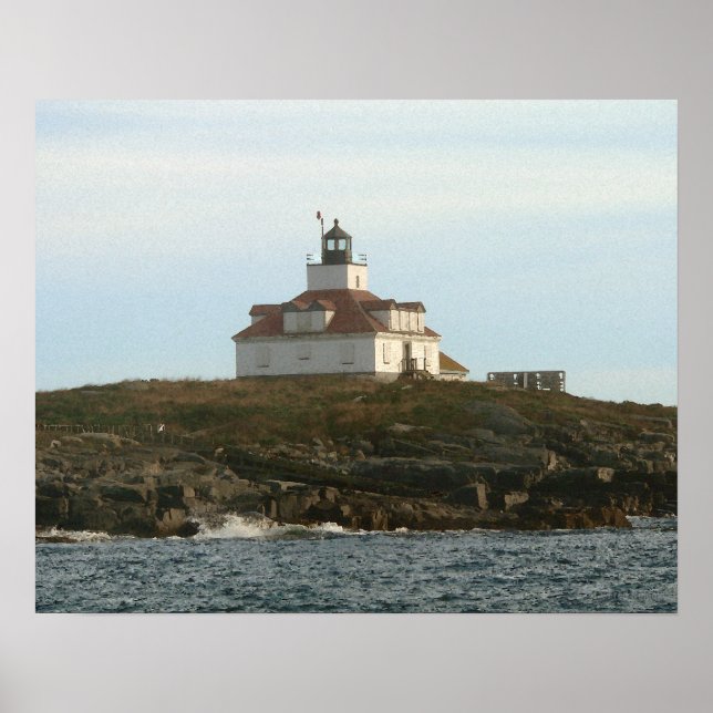 Poster du phare d'Egg Rock (Devant)