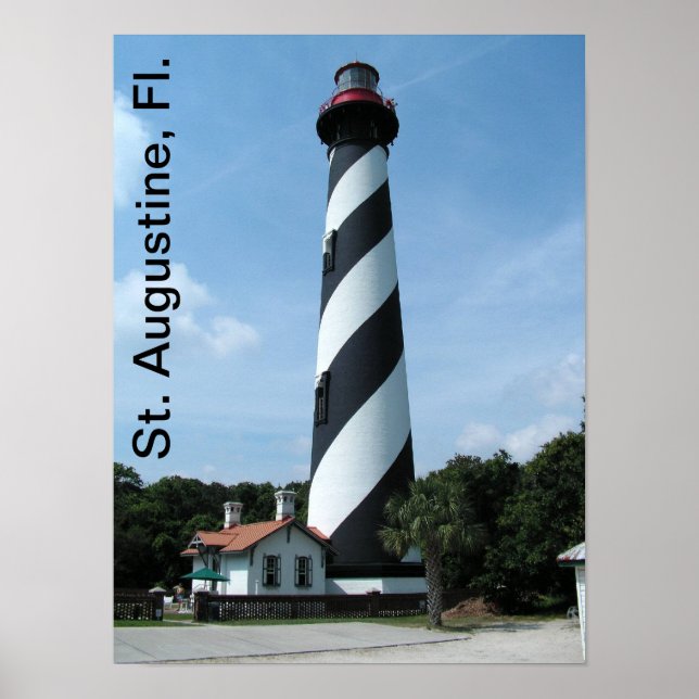 Poster du phare St Augustine (Devant)
