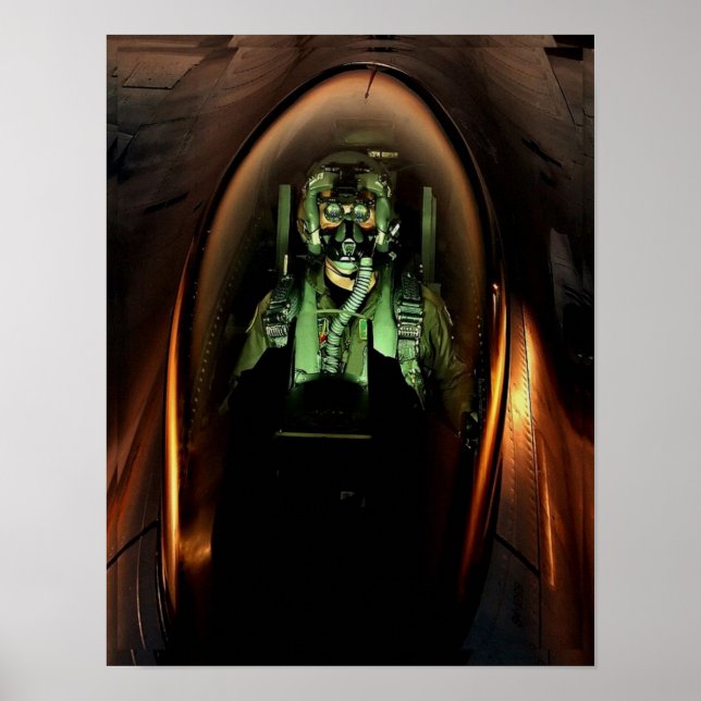Poster du pilote F-16 (Devant)
