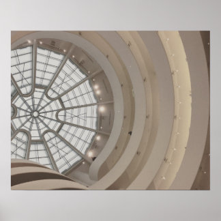 Poster du plafond du musée Guggenheim à New York