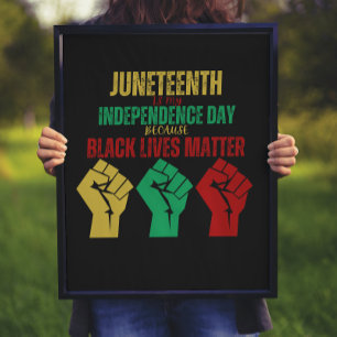 Poster du poing panafricain du 11° juin