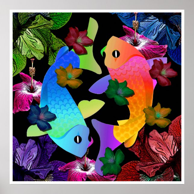 Poster du poisson de Koi (Devant)