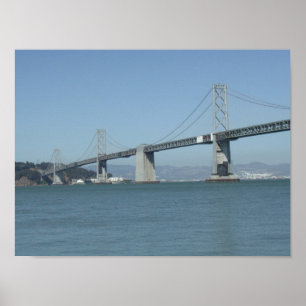 Poster du pont de la baie d'Oakland