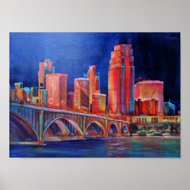 Poster du pont de pierre Arch (Devant)