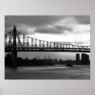 Poster du pont Queensboro 15 x 11 - Pas de frontiè