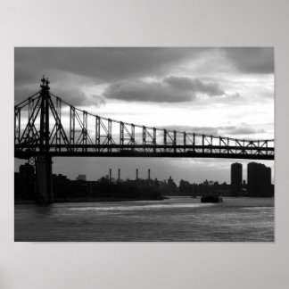 Poster du pont Queensboro 15 x 11 - Pas de frontiè