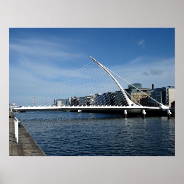 Poster du pont sur la rivière Dublin Ireland (Devant)