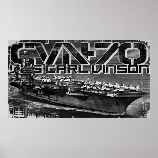Poster du porte-avions Carl Vinson (Devant)