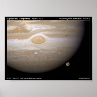 Poster du portefeuille - Jupiter et Ganymede Impri