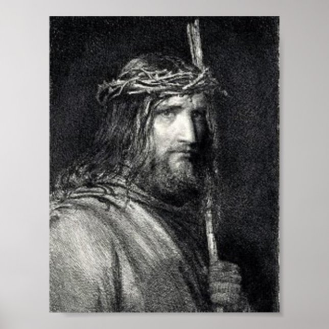 Poster du portrait de Jésus Christ (Devant)