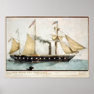 Poster du président du navire à vapeur 2