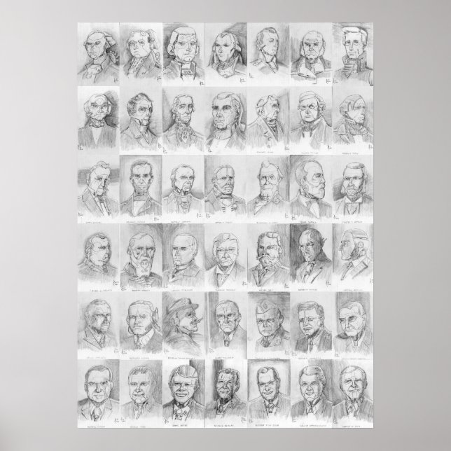 Poster du président du robot (Devant)