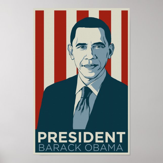 Poster du Président Obama (Devant)