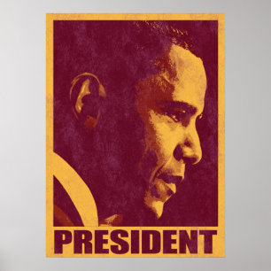 Poster du président Obama Vintage 3