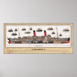 Poster du profil de la passerelle/de l'intérieur d