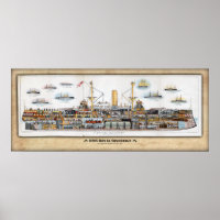 Poster du profil intérieur du Souverain royal HMS/