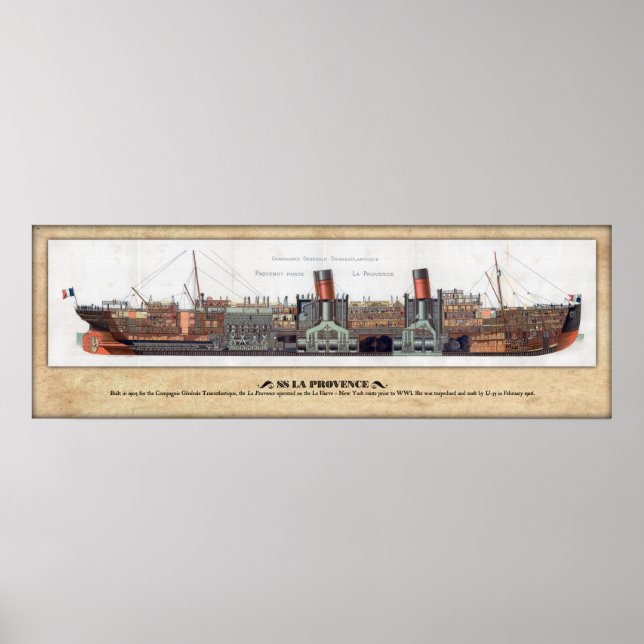Poster du profil SS La Provence Cutaway/Intérieur (Devant)