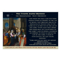 Poster du quatrième mystère joyeux