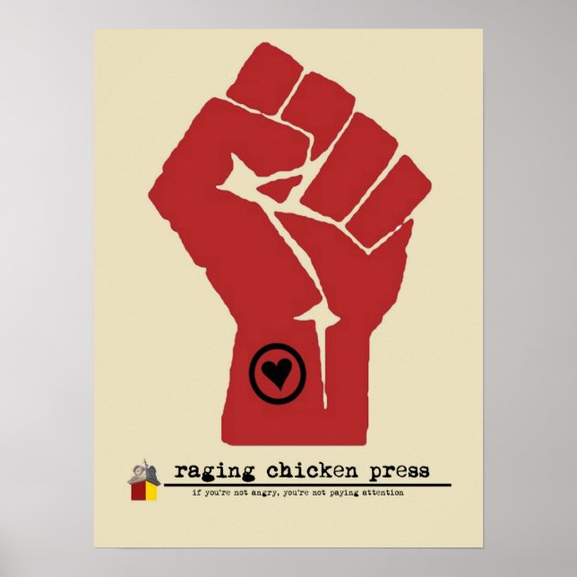 Poster du RCP | Main dans le poing, Coeur sur le t (Devant)