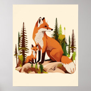 Poster du renard et de la trousse
