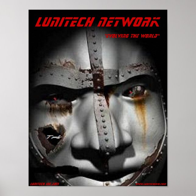 Poster du réseau Lunitech (Devant)