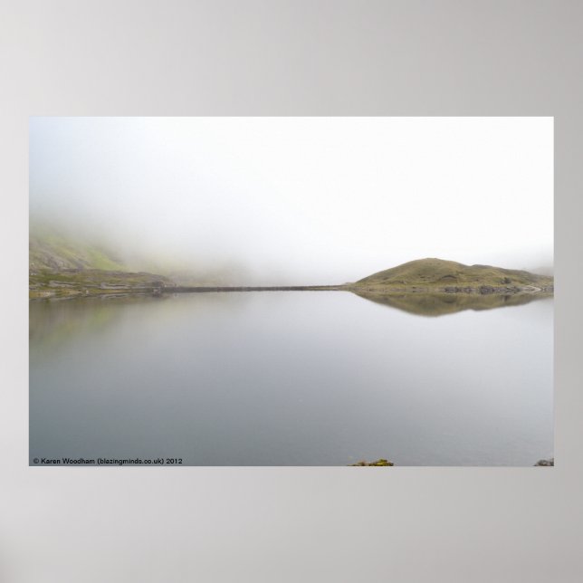 Poster du réservoir Llyn Llydaw (Snowdonia) (Devant)