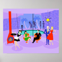 Poster du Retro Tropical Cocktail Party