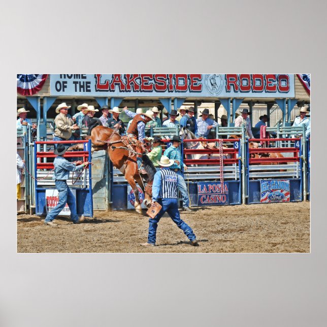 Poster Du Rodéo Lakeside (Devant)