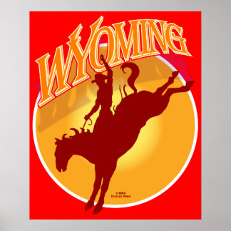 Poster du rodéo Wyoming