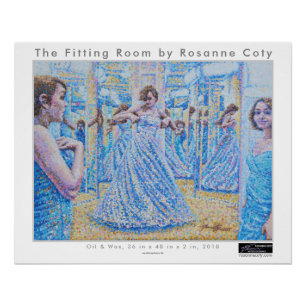 Poster du salon de coiffure par Rosanne Coty