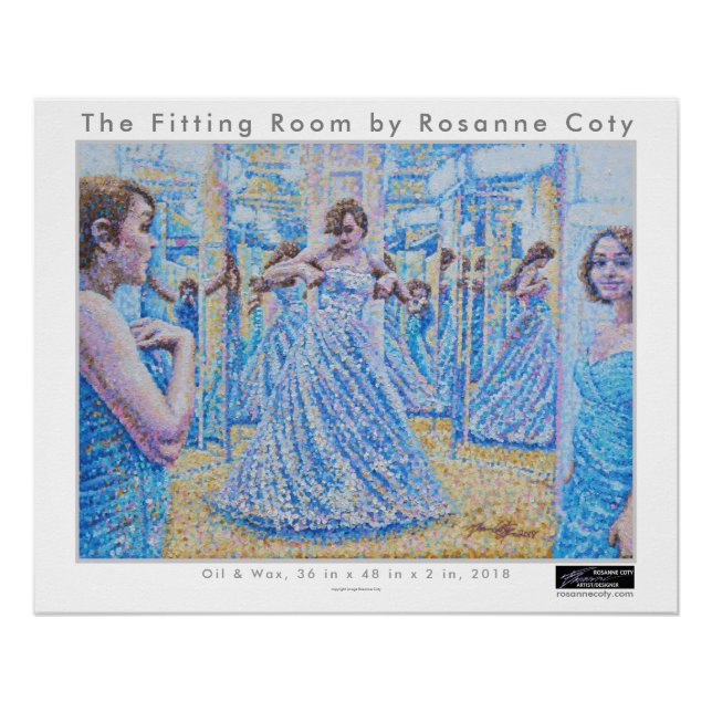 Poster du salon de coiffure par Rosanne Coty (Devant)