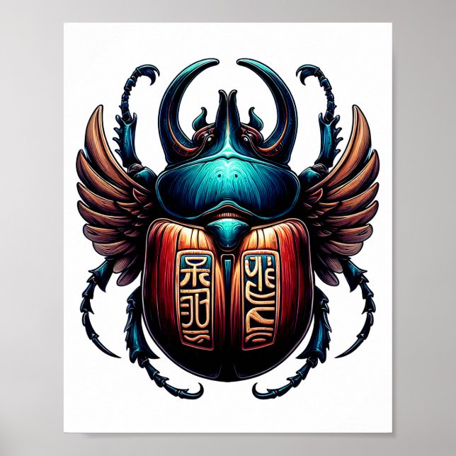 Poster du scarabée Scarab (Devant)