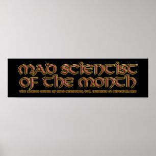 Poster du scientifique du mois