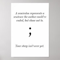 Poster du sémicolon