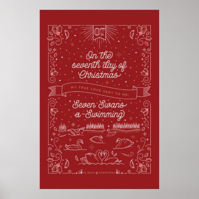 Poster du septième jour de Noël 24x36 (Devant)