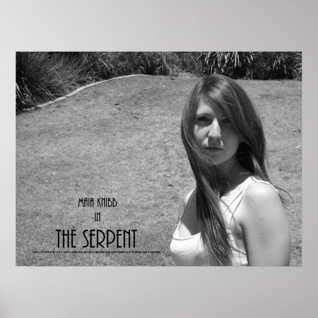 Poster du serpent - Maia Knibb (Devant)