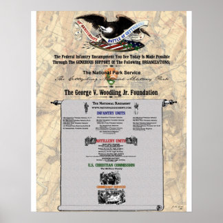 Poster du Sesquicentenaire de Gettysburg